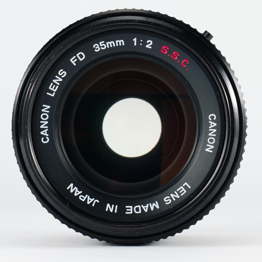 希少 Canon FD 35mm F2 S.S.C concave 864