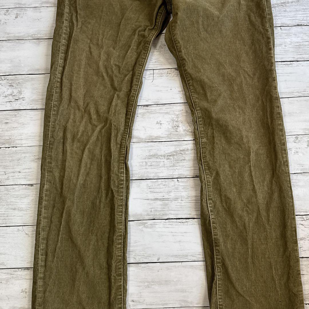 ろ*ー様 ラルフローレンRRL コーデュロイパンツ オリーブ IDEALジップメ