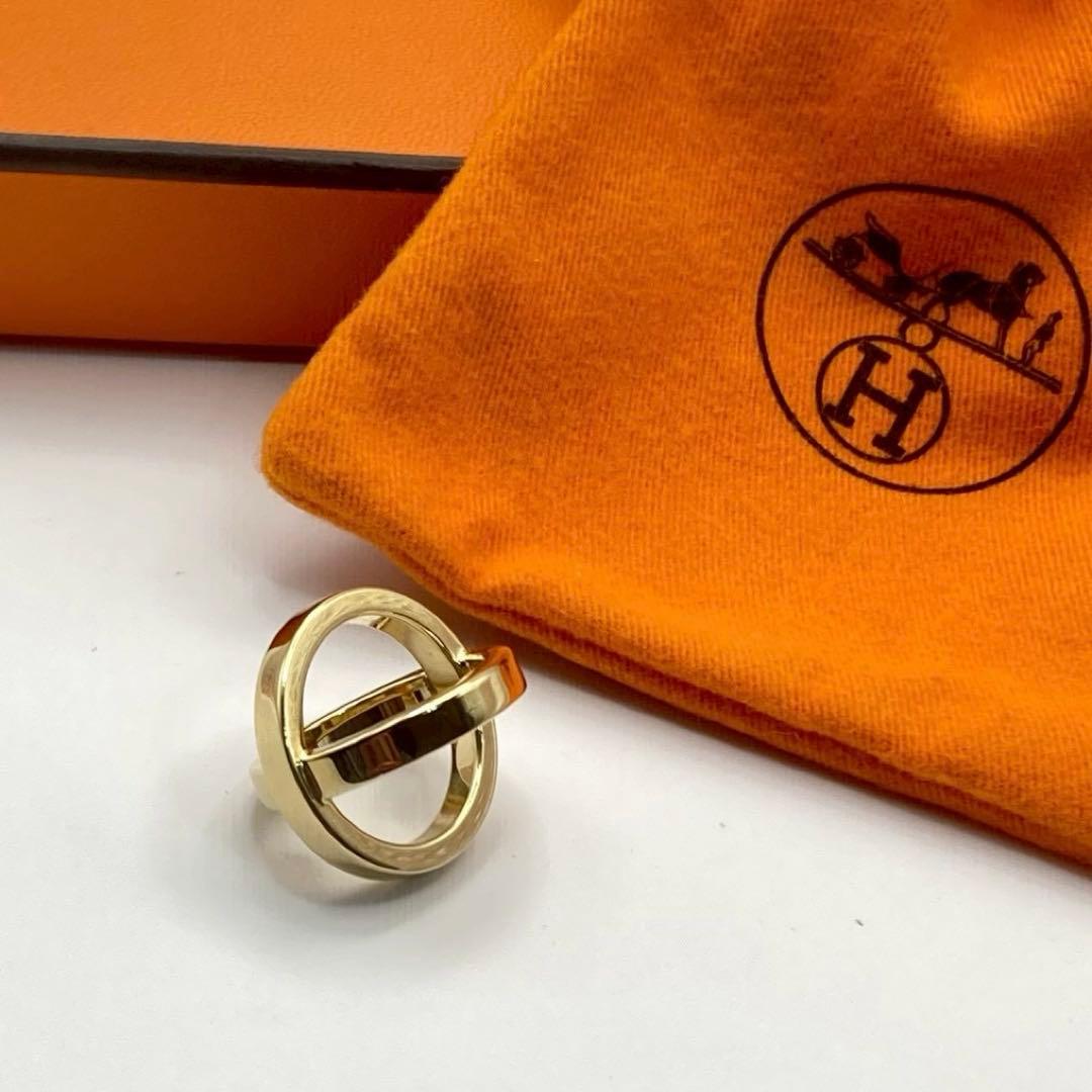 【極美品】エルメス　スカーフリング　BIJOUTERIE FANTAISE