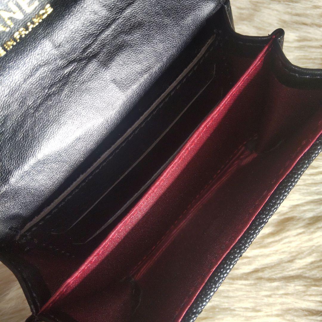 ＊未使用品＊ブラック キルティング 財布 ケース カードケース