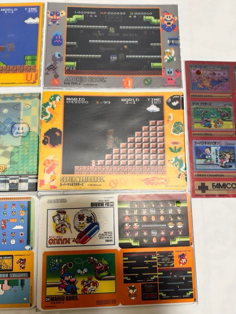 任天堂　パッドダス ファミコンヒストリー　シール　セット