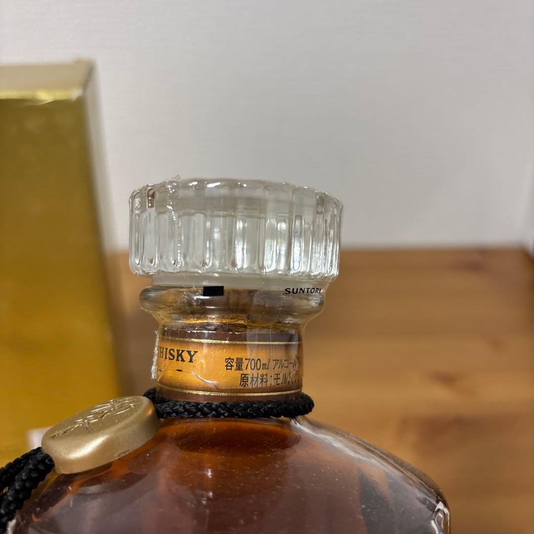 サントリーウイスキー響　裏ゴールドラベル　旧ボトル　箱付き　未開栓 ❸