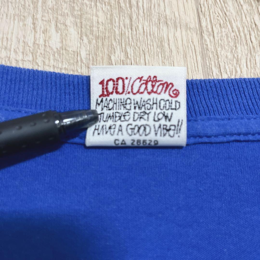 90sUSA製オールドステューシー　ビックSプリントTシャツ XL