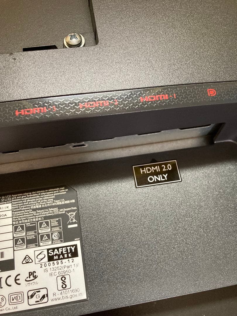 BenQ XL2411K ゲーミングモニター 24インチ モニターアーム付