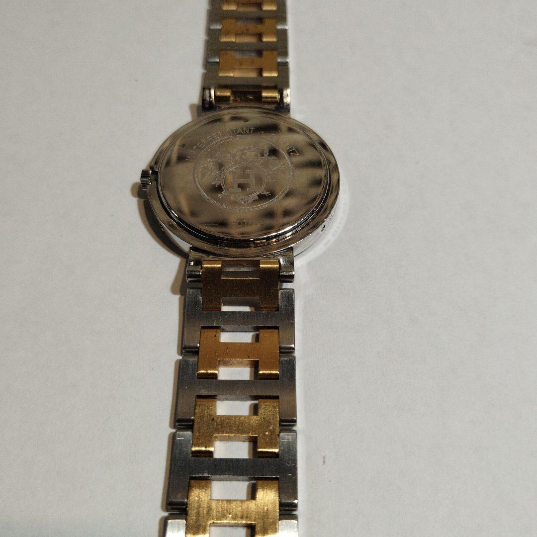 い*様 HERMES クォーツ腕時計 ゴールド/シルバー207673