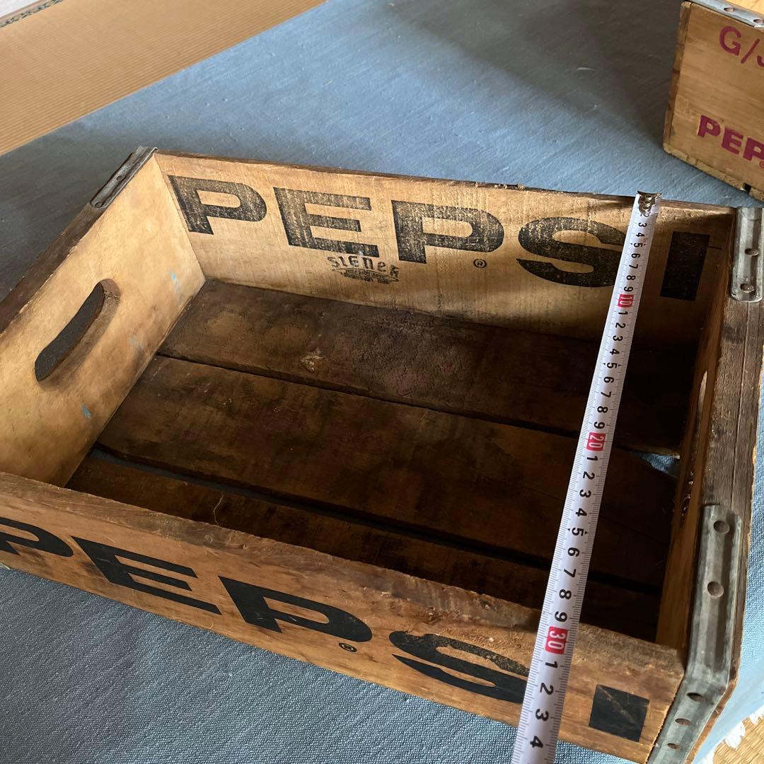 PEPSI ペプシ アンティーク　木箱