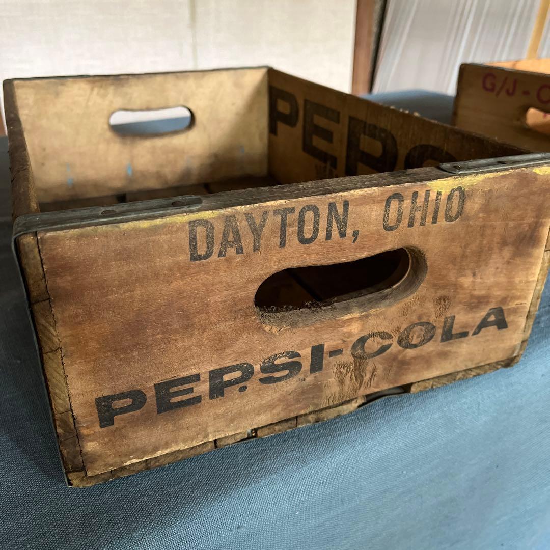 PEPSI ペプシ アンティーク　木箱