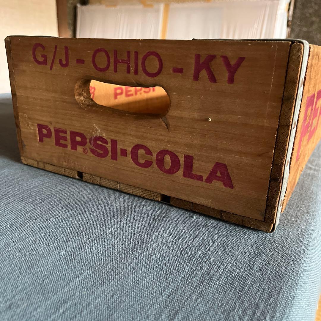 PEPSI ペプシ アンティーク　木箱