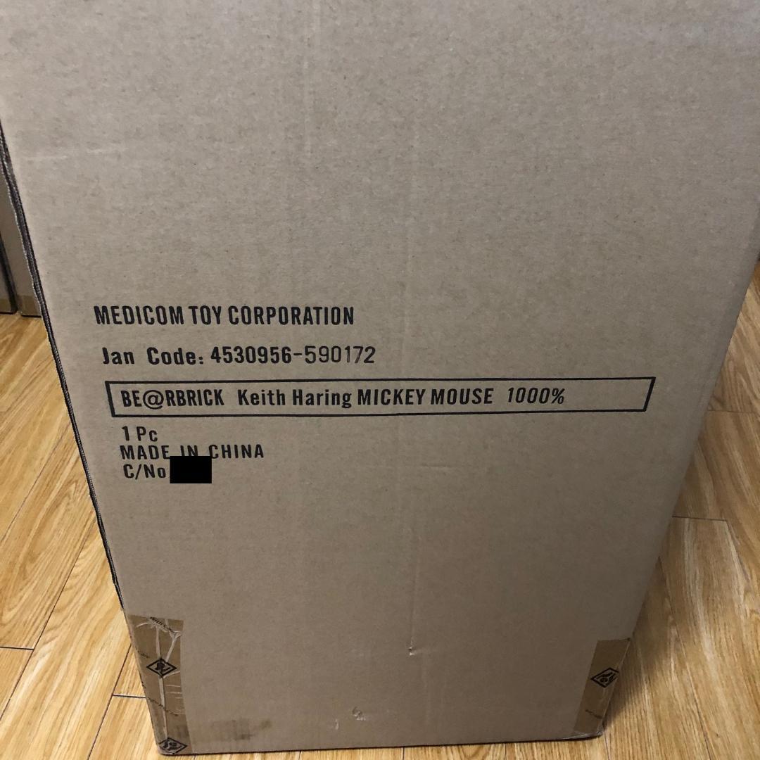 その他 BE@RBRICK Keith Haring Mickey Mouse 1000