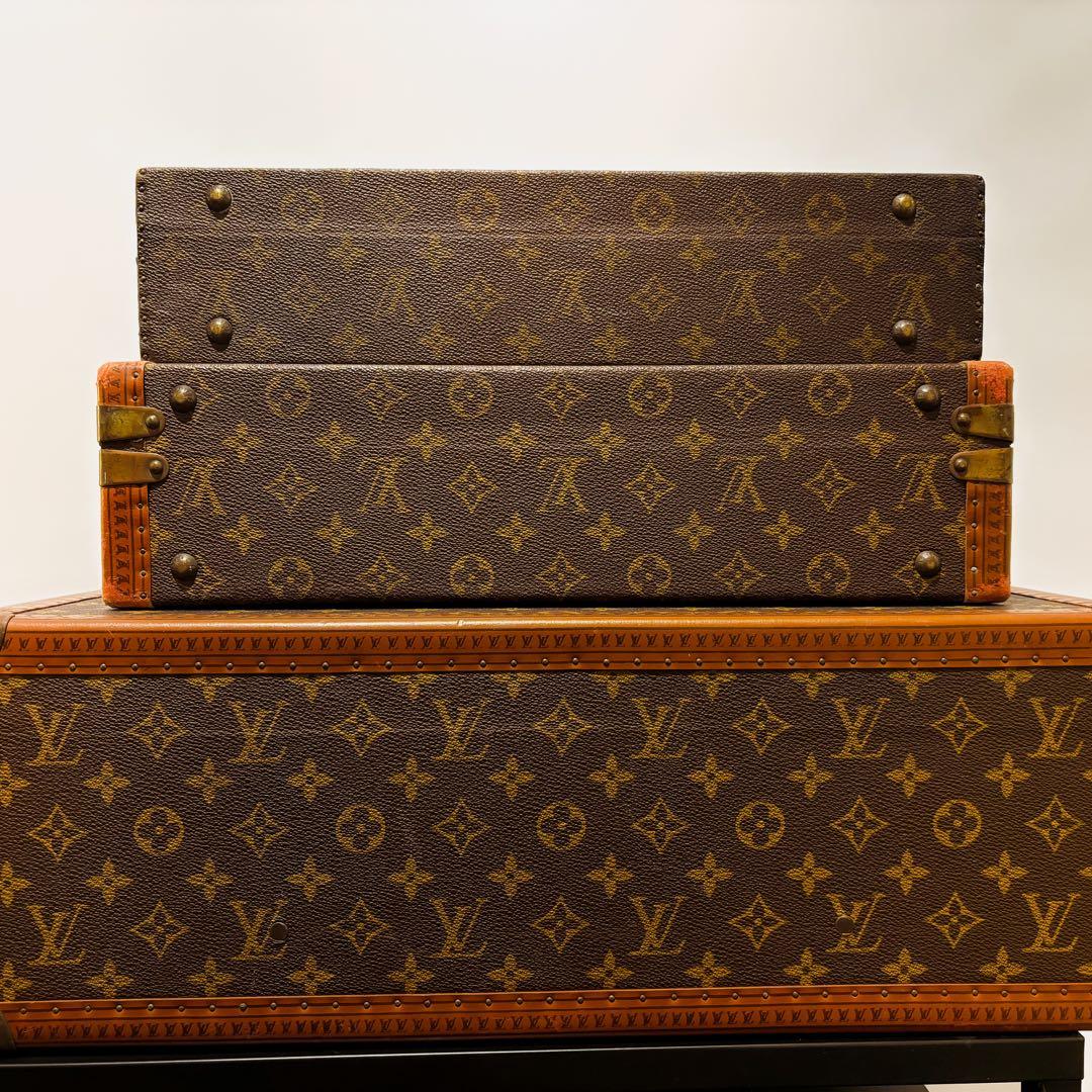 ルイ・ヴィトン モノグラム トランク 3点 ブラウン トランクタワー