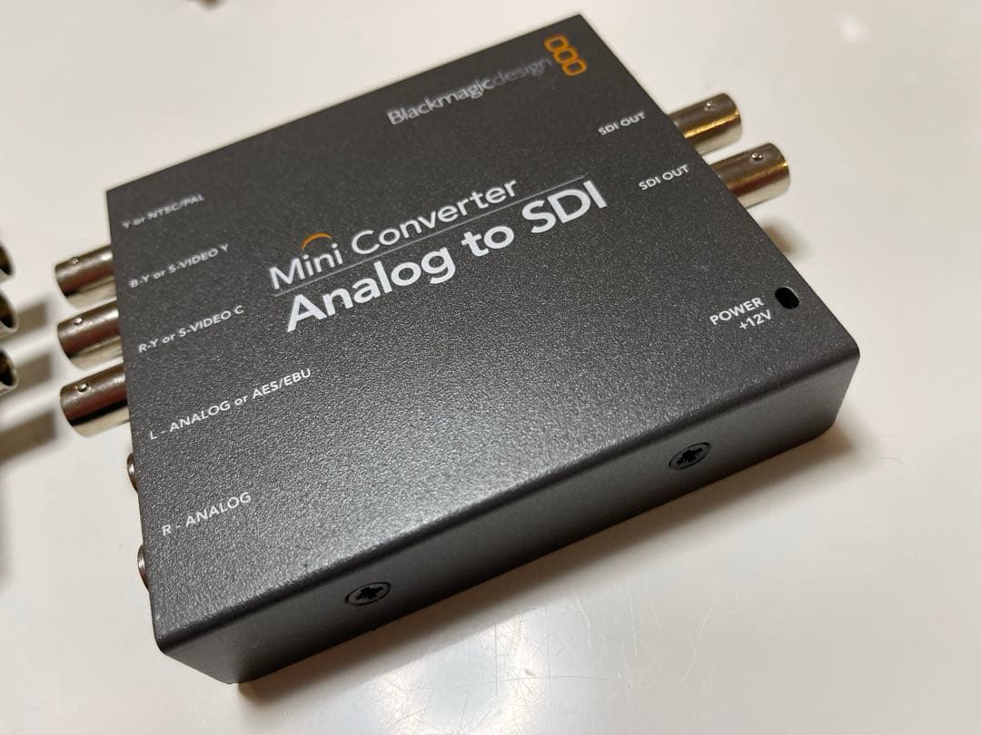 その他 blackmagic sdi to analog & analog to sdi