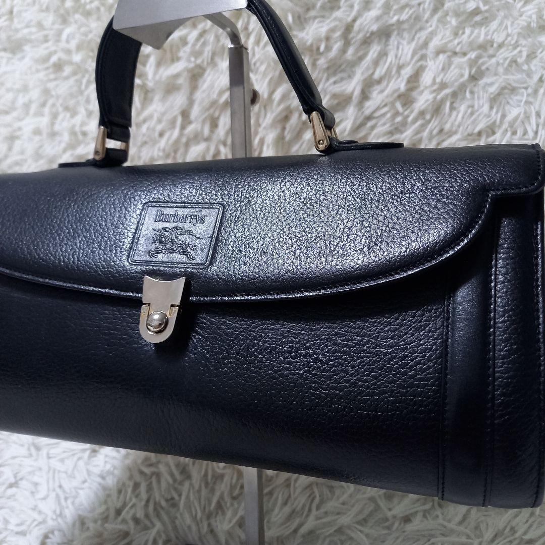 ●希少●　BURBERRYS　筒型　ノバチェック　シャドウホース　ハンドバッグ
