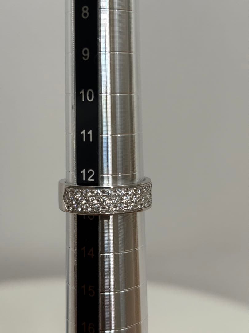 MIKIMOTO ミキモト　バヴェダイアリング　K18ホワイトゴールド