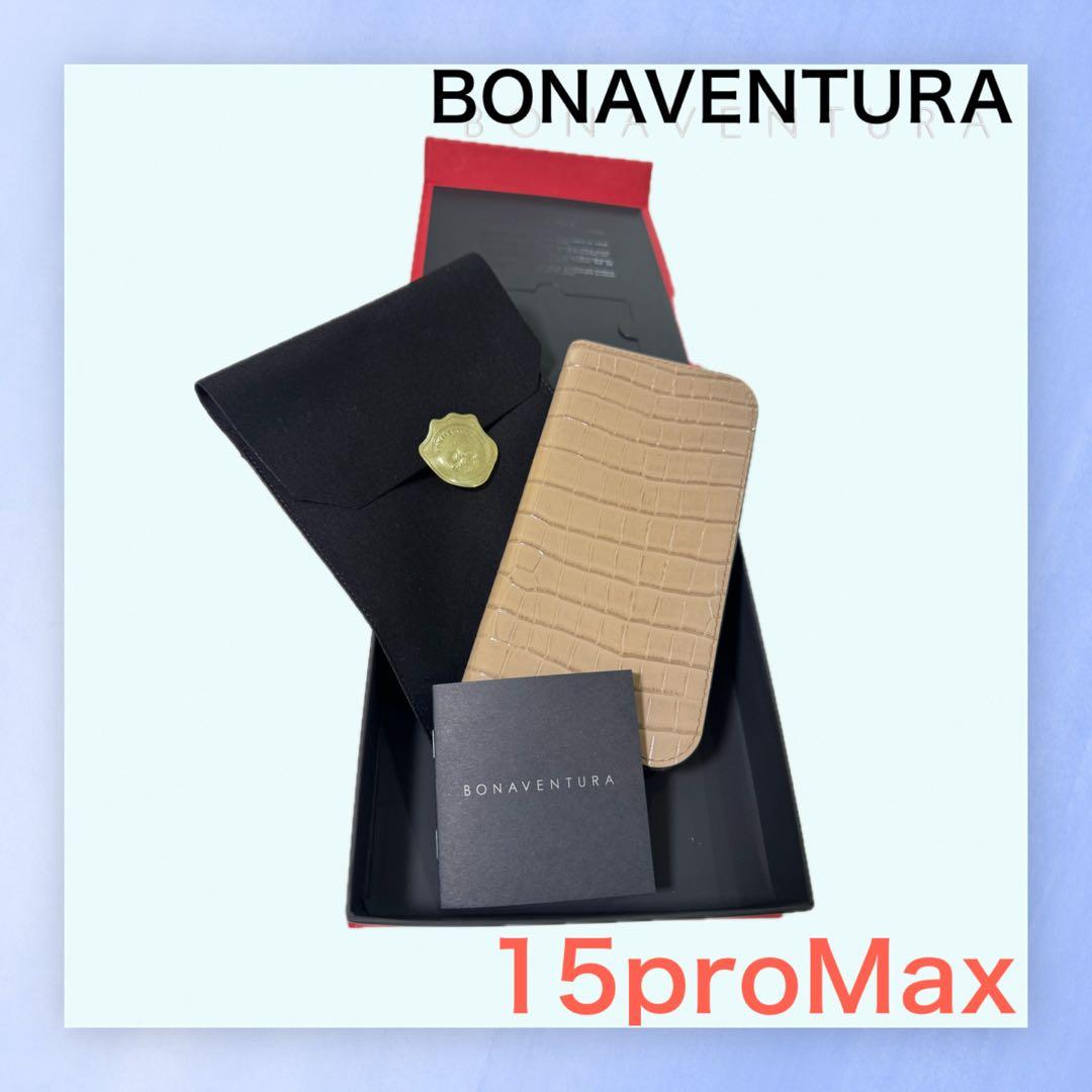 BONAVENTURA iPhone15proMax ケース 手帳型 エストープ