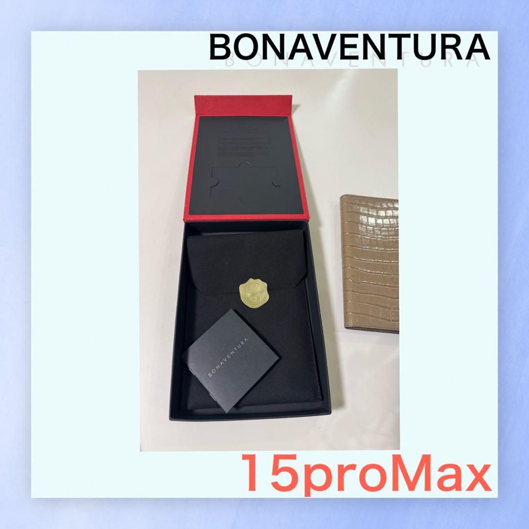 BONAVENTURA iPhone15proMax ケース 手帳型 エストープ
