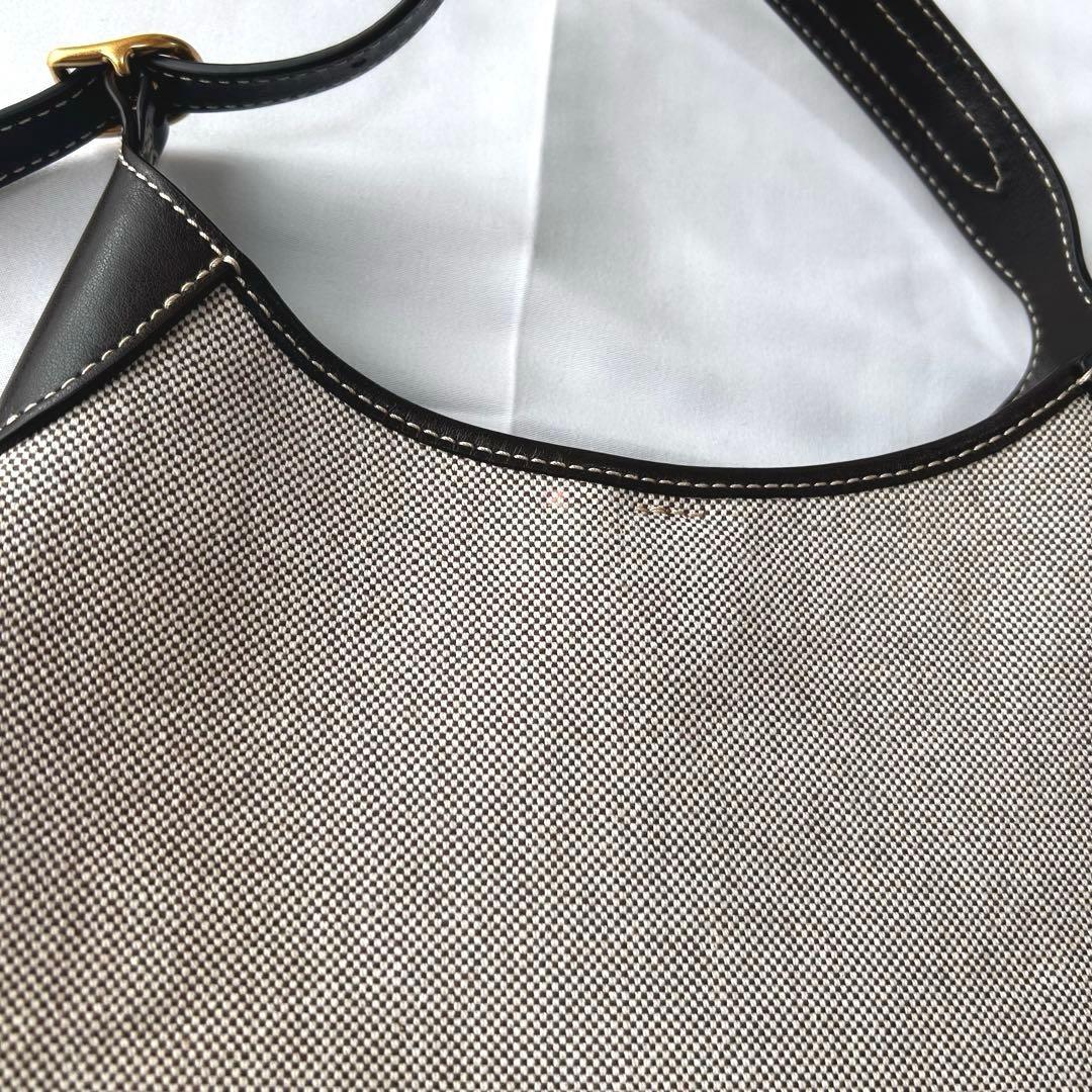 【美品】ポロラルフローレン IDショルダーバック レザー キャンバス