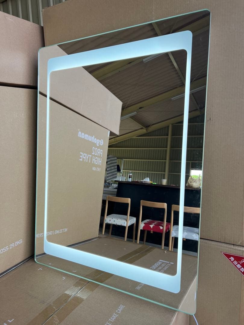 【chiyo】サンワカンパニーLED化粧鏡　2台