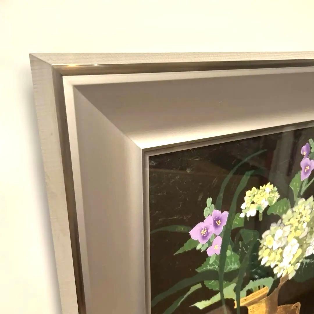 正規品）小倉遊亀『つゆくさ』木版画絵画（検索）平山郁夫千住博東山魁夷リトグラフ