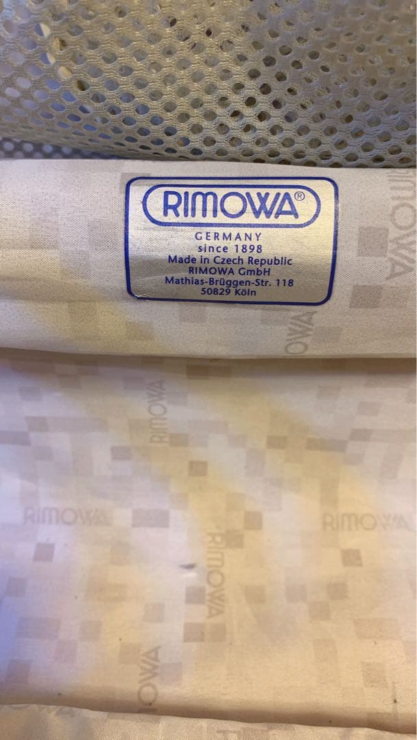 美品rimowaリモワスーツケース2輪35L機内持込可能TSAロック