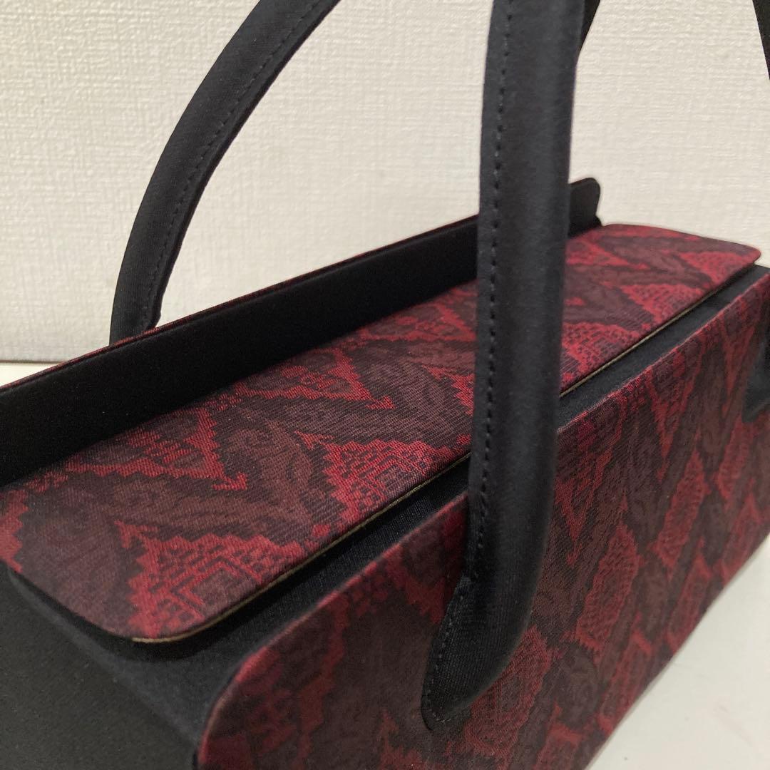 正絹経錦(たてにしき)利休和装バッグ