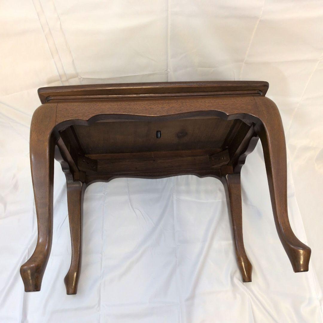 マルニ 木工 猫脚 猫足　サイドテーブル　アンティーク調