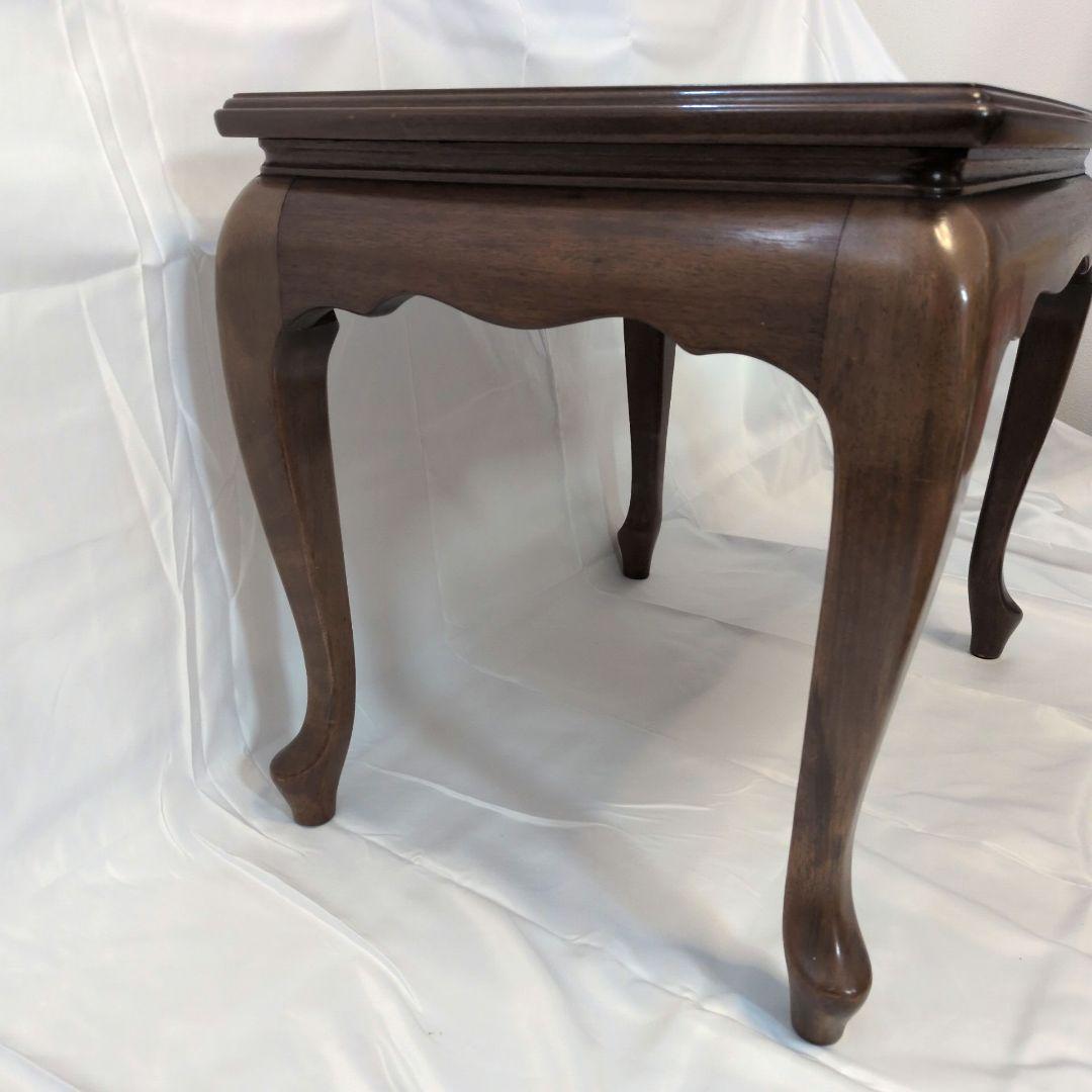 マルニ 木工 猫脚 猫足　サイドテーブル　アンティーク調