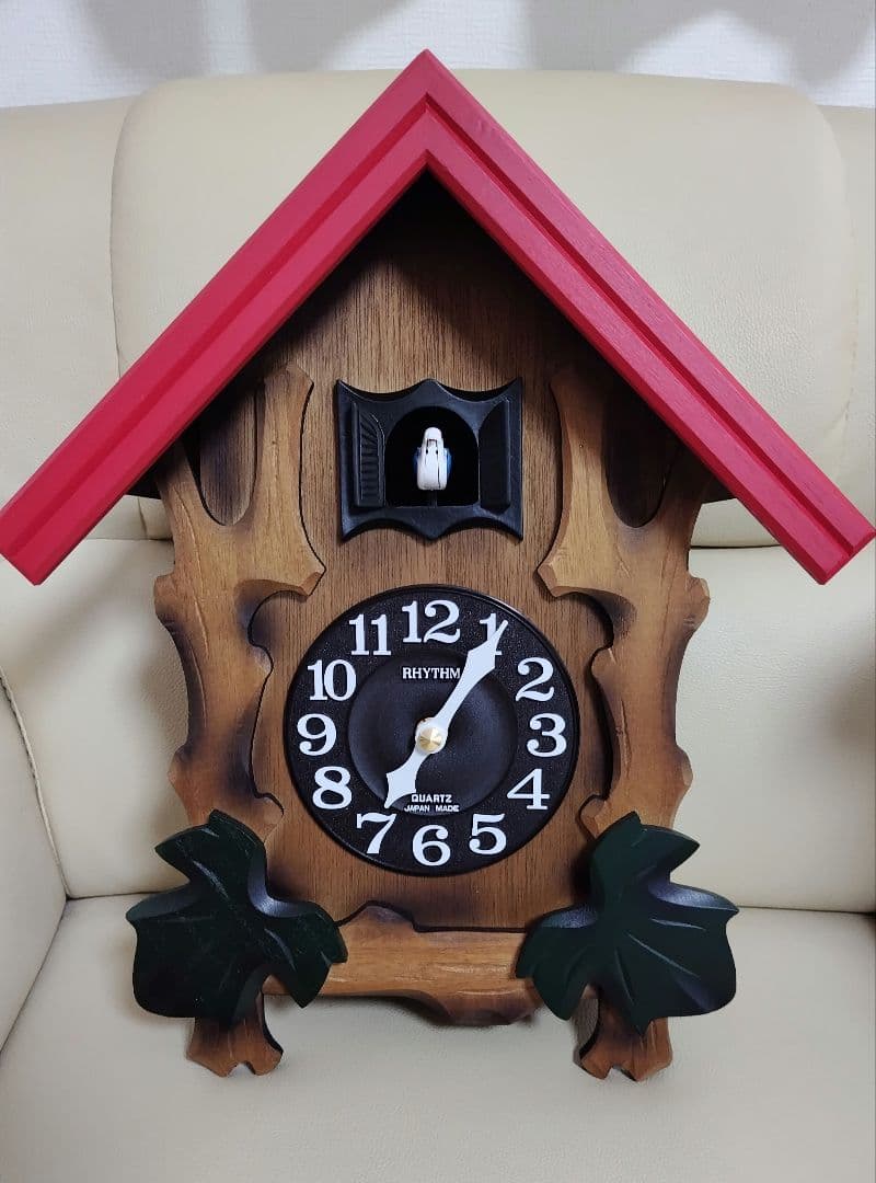 リズム RYTHEM 鳩時計 掛け時計 壁掛け 未使用 美品