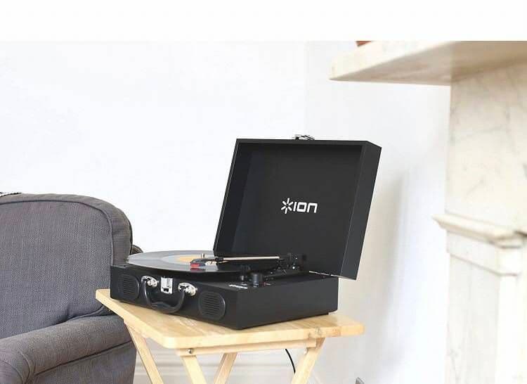 ポータブル レコード プレーヤー  スピーカー  ターンテーブル