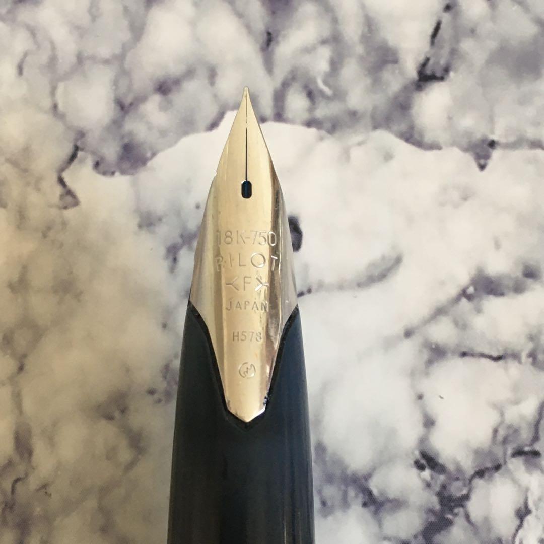 #0200 オーバーホール済み 万年筆 PILOT Elite 全格子 18k