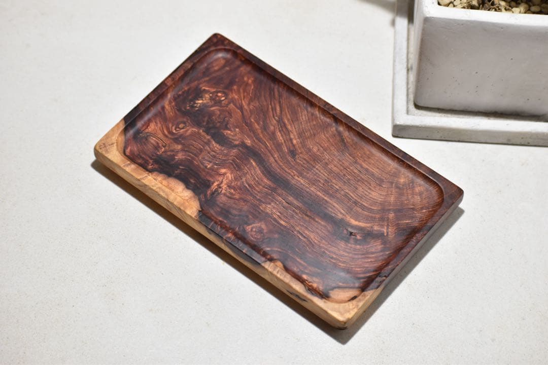 No.482ホンジュラスローズウッド瘤のトレー