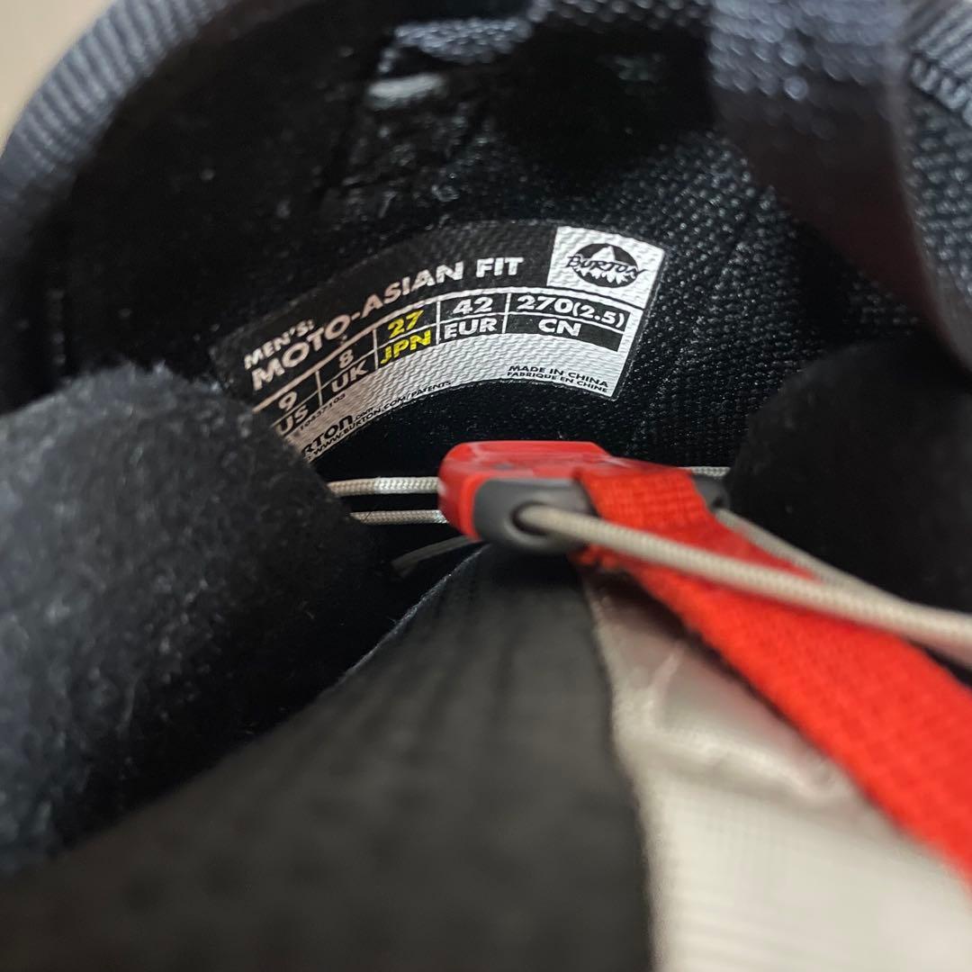 【美品】MOTO-ASIAN FIT スノーボードBurton バートン27cm