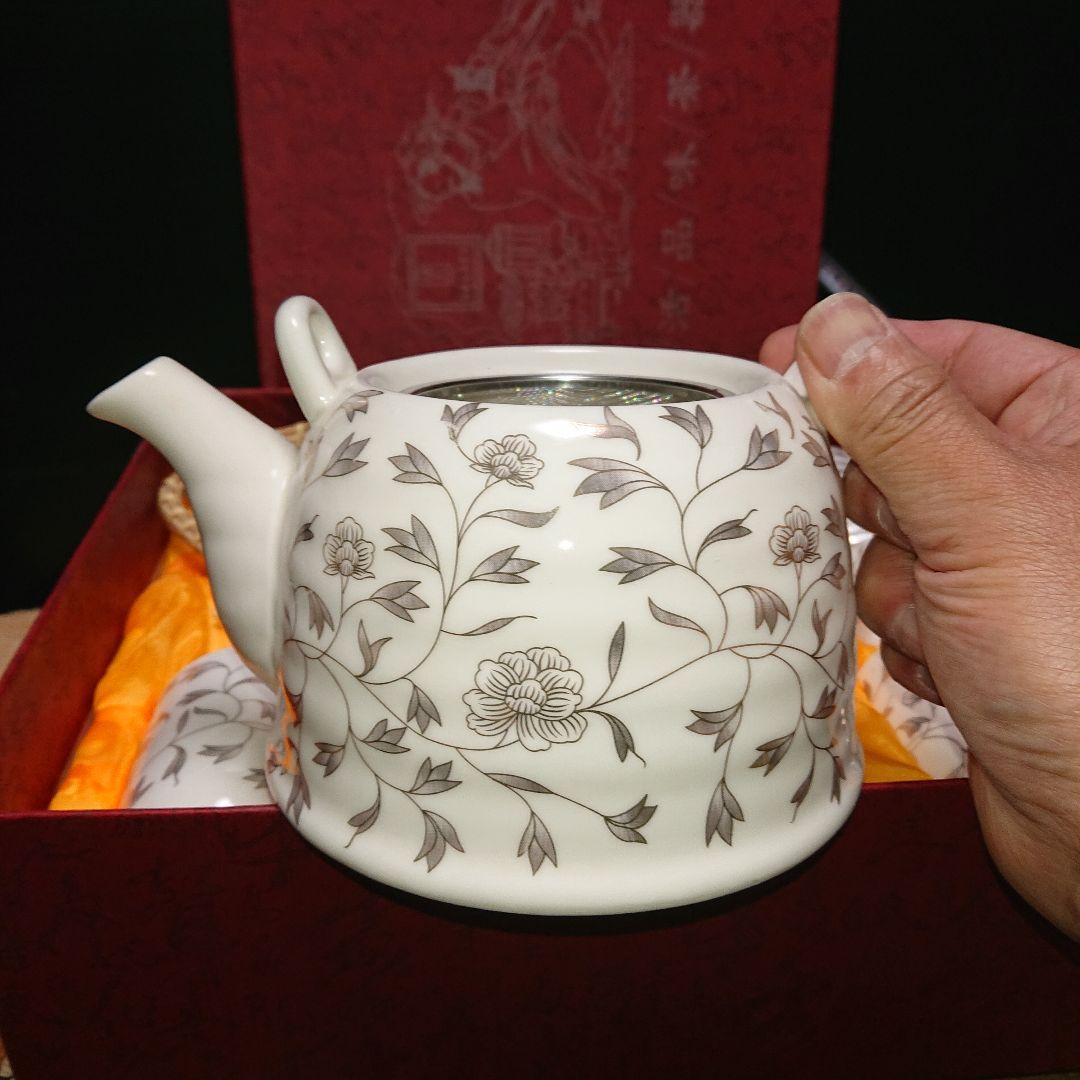 景徳鎮彩茶器セット未使用品