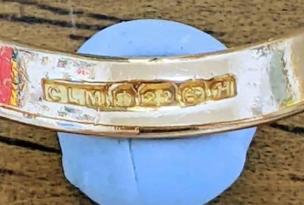 パグちゃん様 ビンテージ 22金 バンドリング 1957年 3.3g 純金