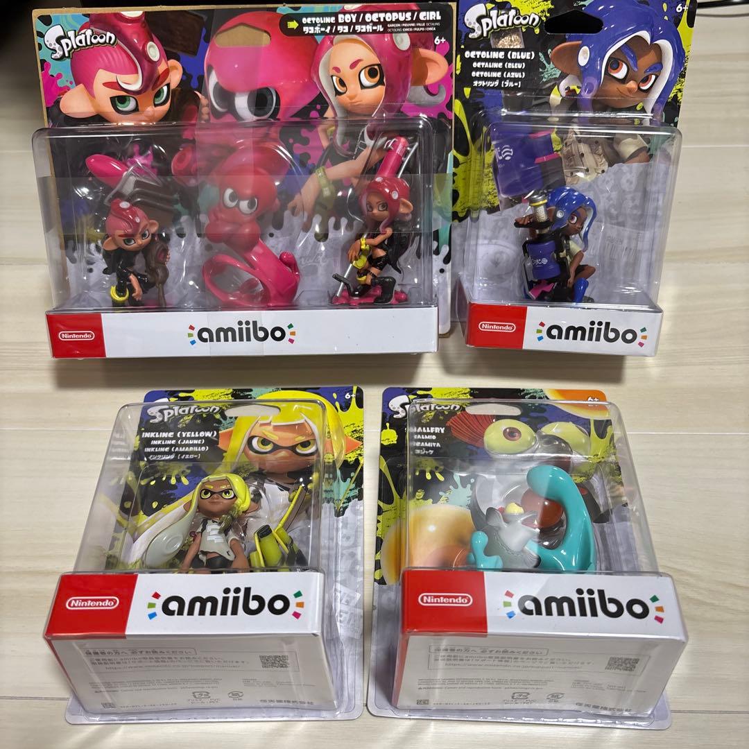 amiibo スプラトゥーンフィギュア15点【新品未使用まとめ売り】