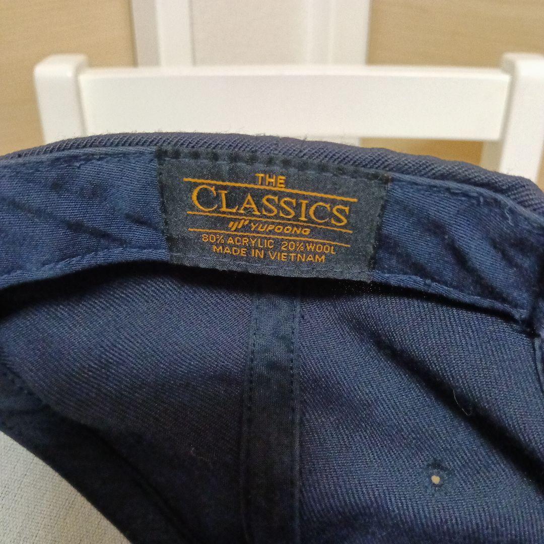 Negicco　刺繍ロゴ スナップバックキャップ　NegiCap ネイビー