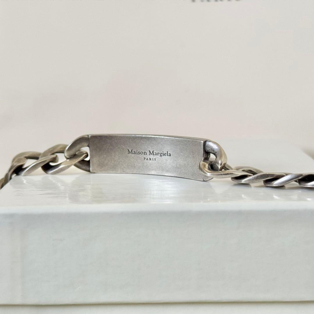 Maison Margiela シルバーチェーン ID ブレスレット