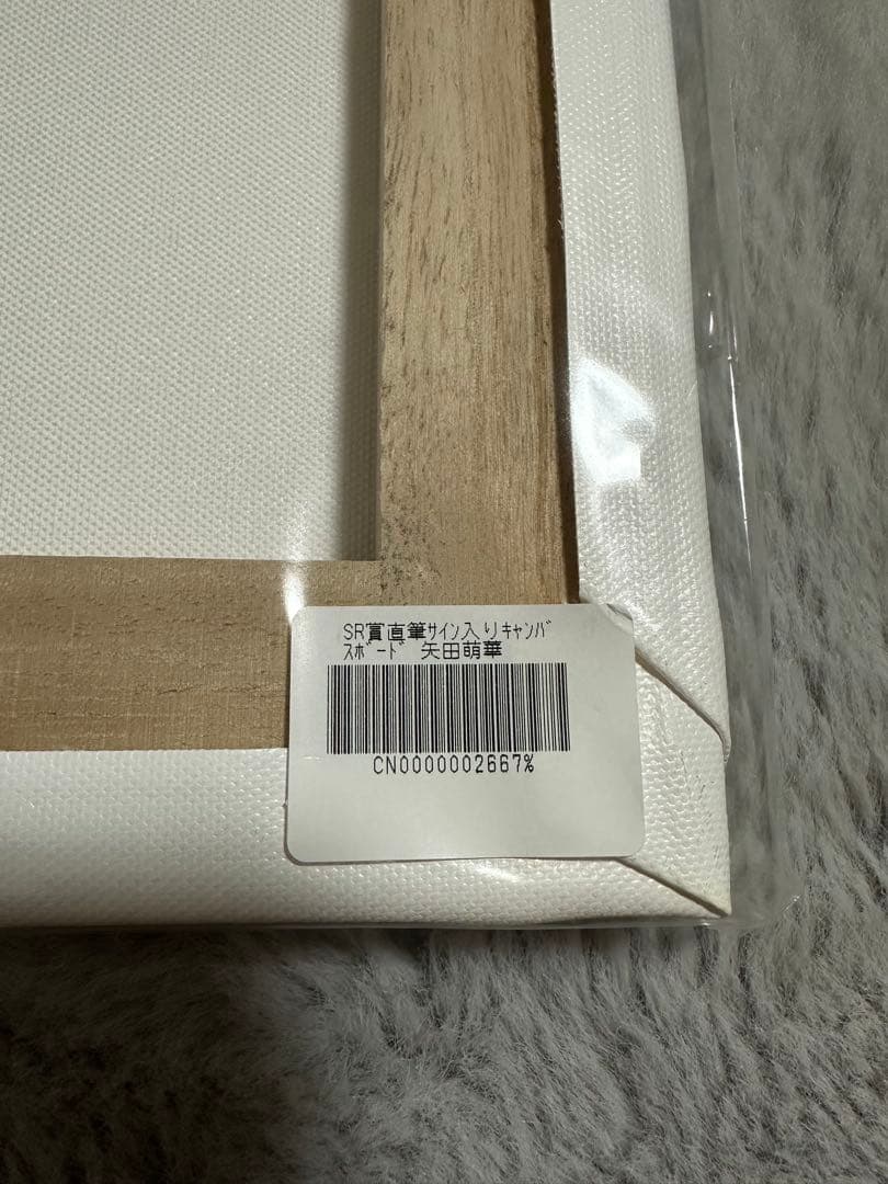 矢田萌華 SR賞 直筆サイン入りキャンバスボード