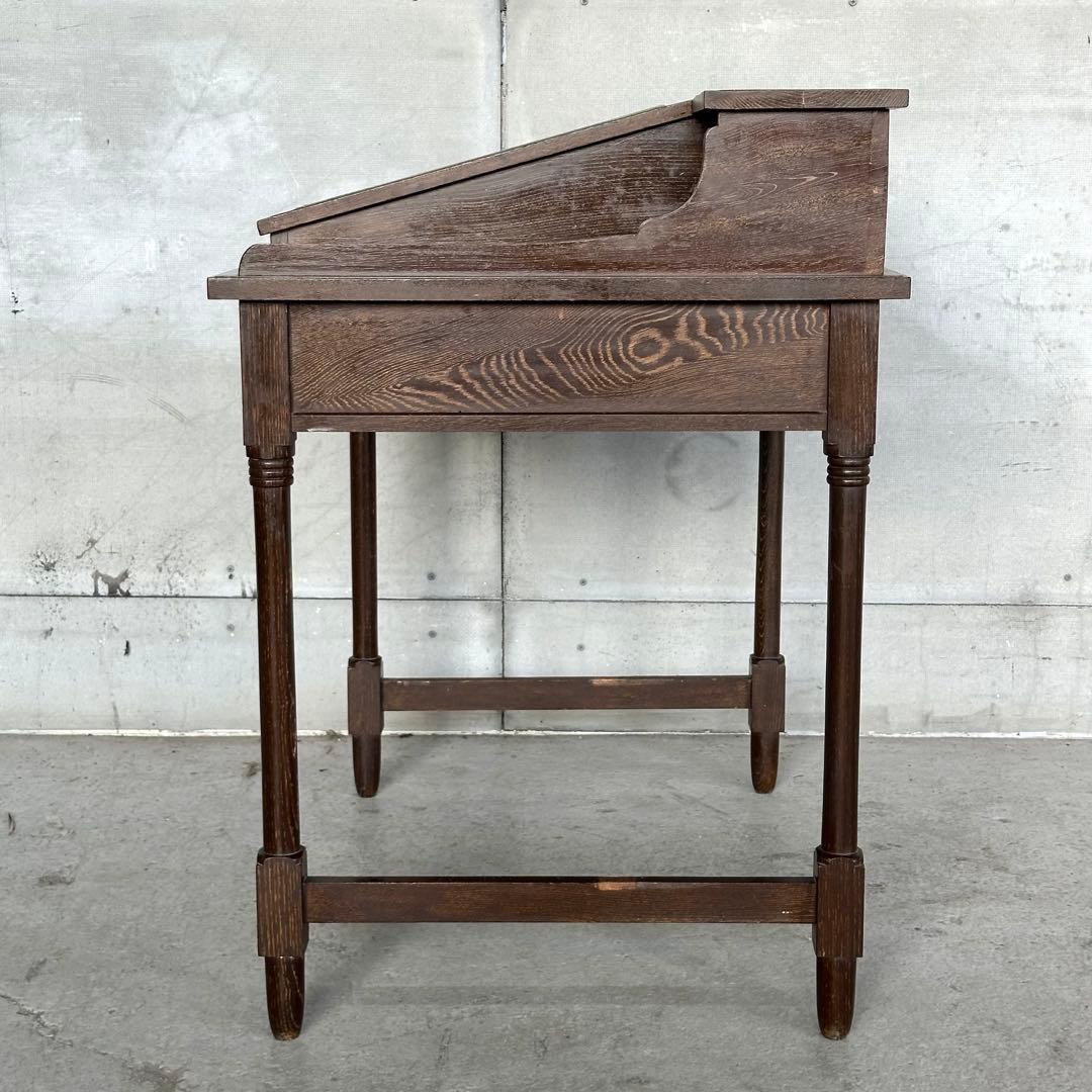 ✦昭和レトロ✦ アンティーク 製図机 ドラフティングデスク 木製 ライティング