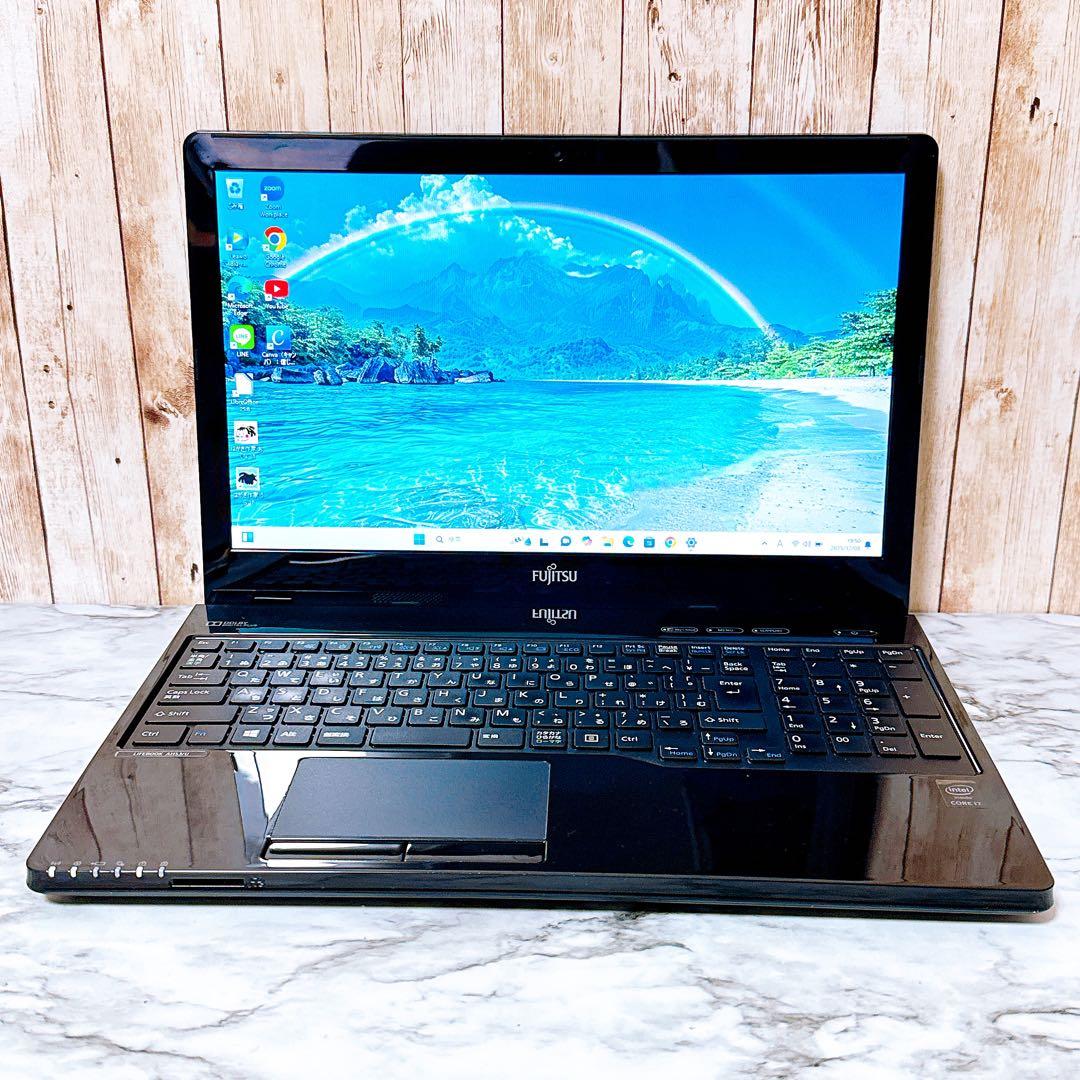 高性能i7＆メモリ8GB✨超大容量1TB✨カメラ付き すぐ使えるノートパソコン