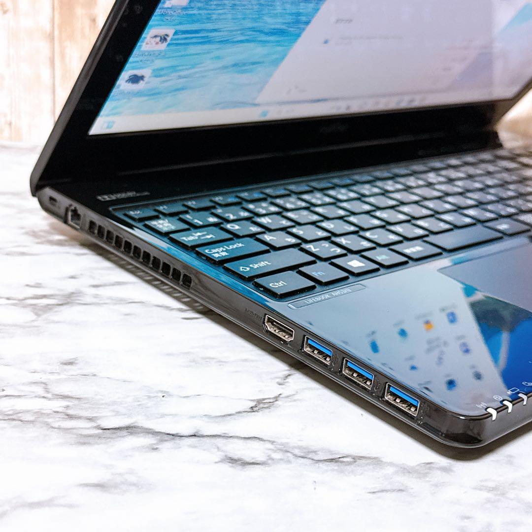 高性能i7＆メモリ8GB✨超大容量1TB✨カメラ付き すぐ使えるノートパソコン