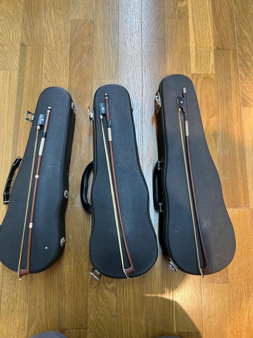 バイオリン3本セット ハードケース付き