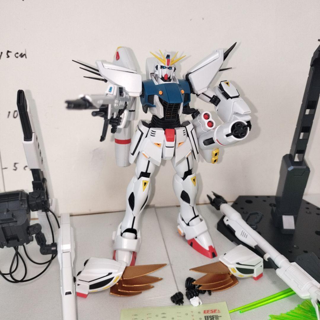 MG1/100 ガンダムF91ver2.0 完成品ガンプラ バックキャノン装着型