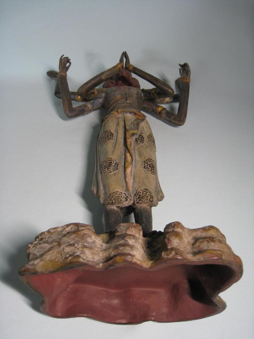 喜多敏勝　【阿修羅像】青銅製　国宝阿修羅像復刻版　高さ約41㎝