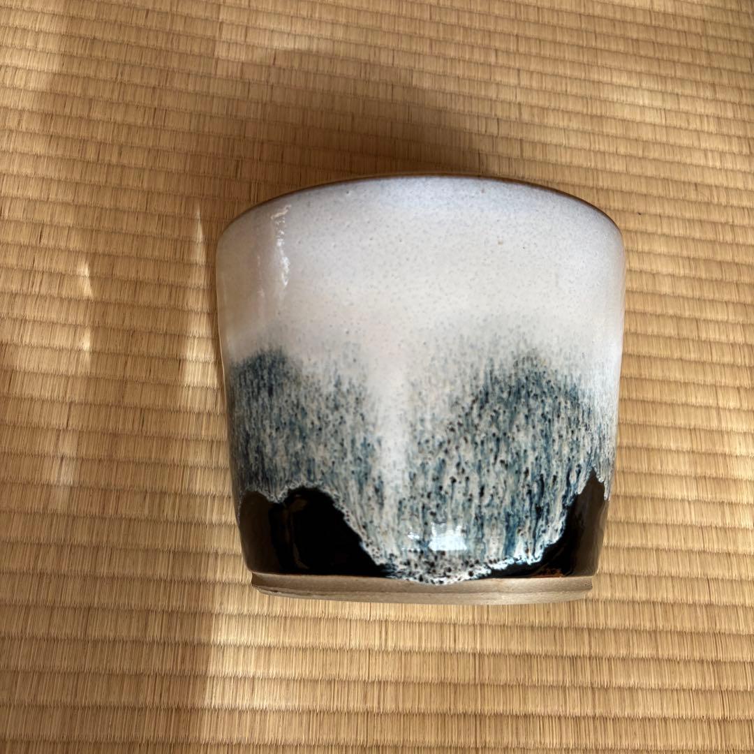 小林一雅作　椿ヶ原窯　朝鮮唐津　水指　共箱　共布　略歴付　茶道具