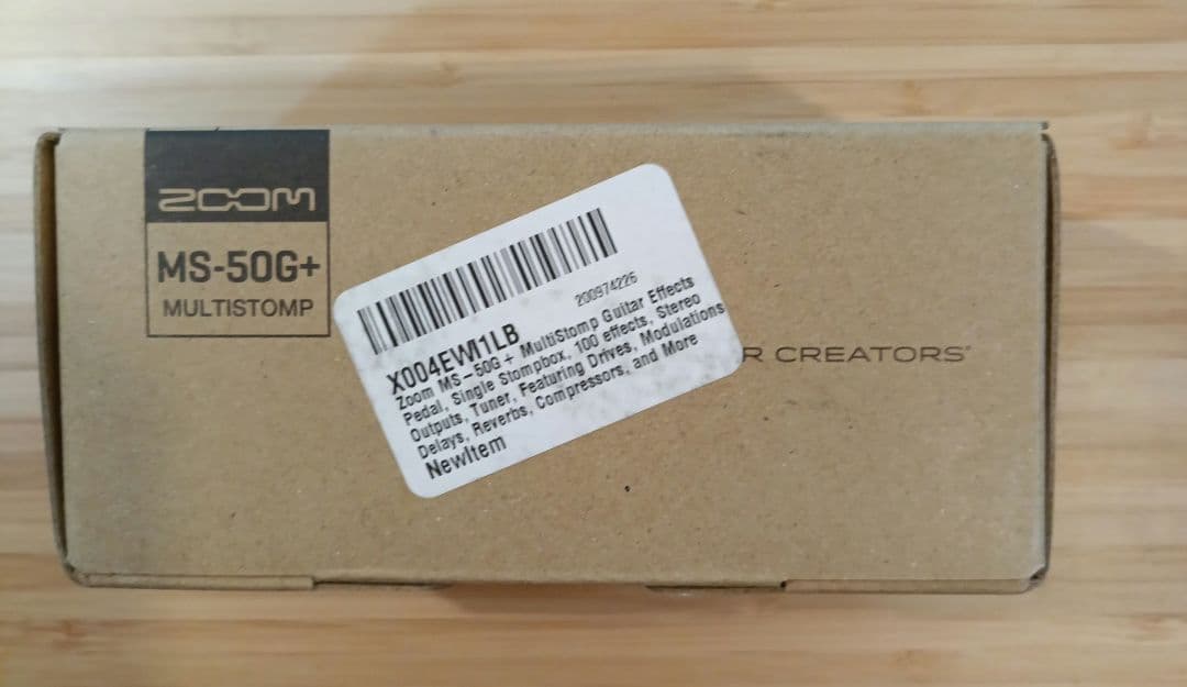 【未開封・未使用】ZOOM / MS-50G+ マルチストンプペダル