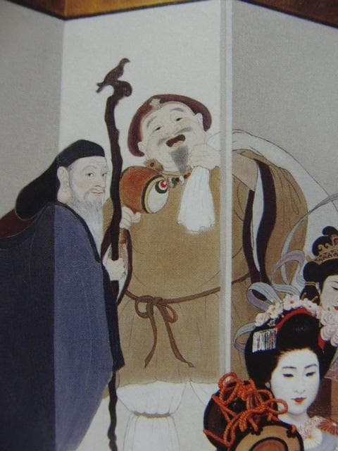 小松崎 邦雄【一調一管】、希少画集画、状態良好、新品高級額装付