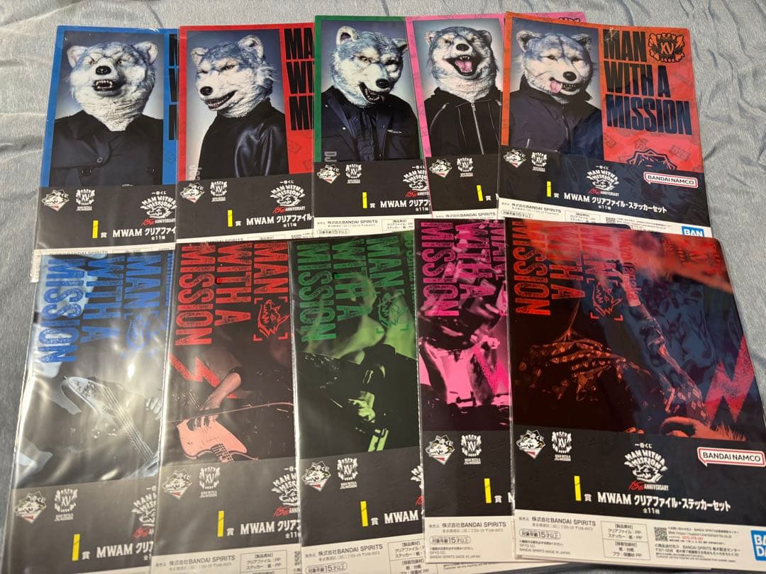 マンウィズ　一番くじ　セミコンプ　セット　フェイスクッション　フェイスマグネット