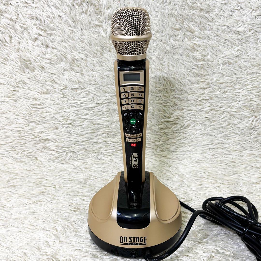 【美品】オン•ステージ パーソナルカラオケ PK-RT1200 別売りチップ付き
