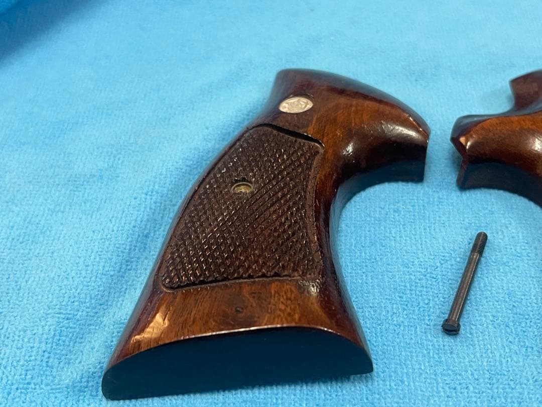 マルシン　Kフレーム　Lフレーム　木製グリップ　M586 M686 モデルガン