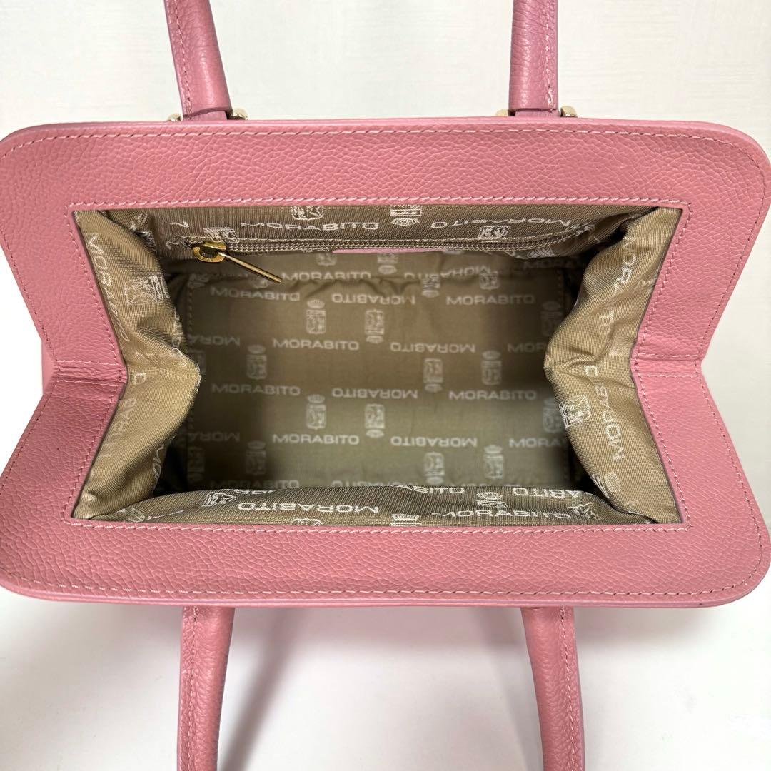 【美品】MORABITO モラビト カーフレザー ミニボストン